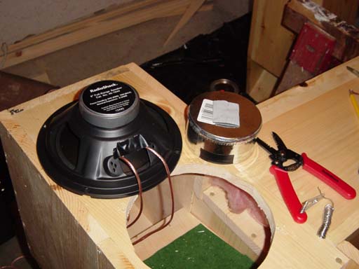 Center driver with duct tape being applied to inner cap